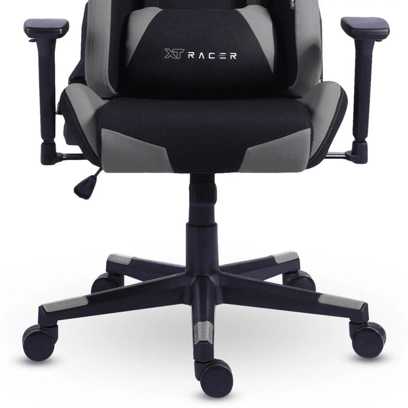 CADEIRA GAMER E ESCRITÓRIO XT RACER DEFENDER CINZA (ATENDE NORMA NR17)
