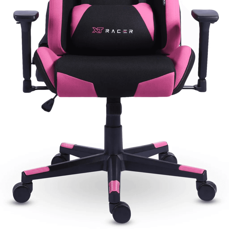 CADEIRA GAMER E ESCRITÓRIO XT RACER DEFENDER ROSA (ATENDE NORMA NR17)