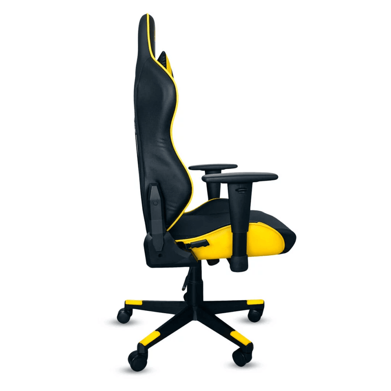 CADEIRA GAMER E ESCRITÓRIO XT RACER VIKING AMARELA