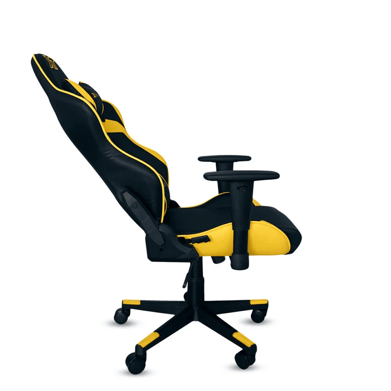 CADEIRA GAMER E ESCRITÓRIO XT RACER VIKING AMARELA