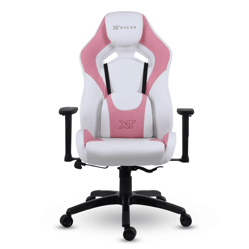 CADEIRA GAMER E ESCRITÓRIO XT RACER VULCAN ROSA